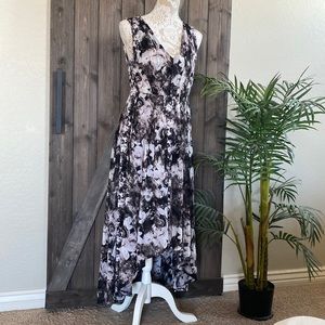 Floral High-Low Dress